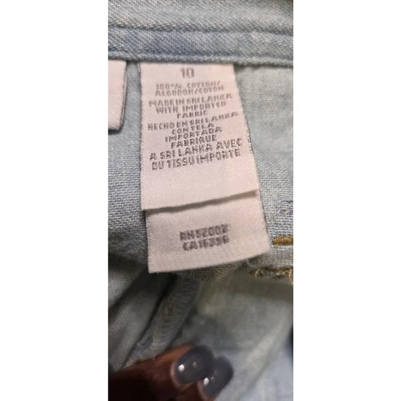 Liz Claiborne Light Blue Jean Shorts Size 10 - Picture 5 of 5
